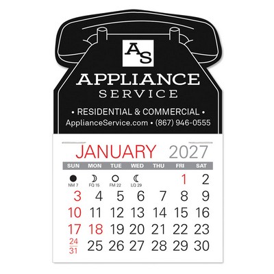 Telephone Shape Value Stick Adhesive Calendar