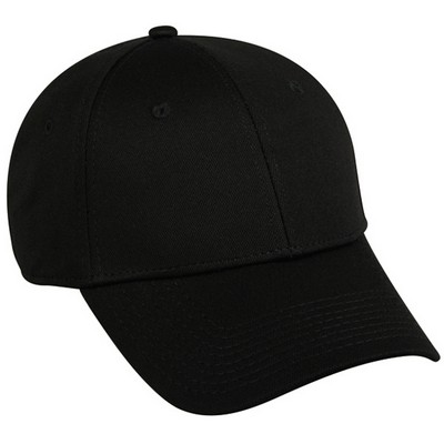 Performance Solid Back Cap w/Hook & Loop Closure