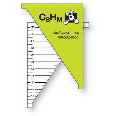 Custom Shaped Plastic Items .040 White Matte Styrene, 36 Sq/In, Spot Colors