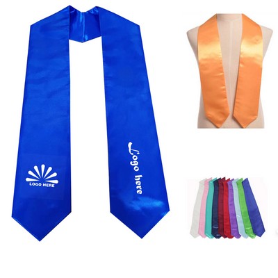 Two Side Custom Color Graduation Sash