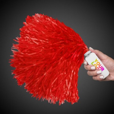 16" Red Plastic Pom Pom
