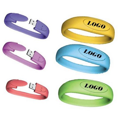USB Drive Silicone Bracelet