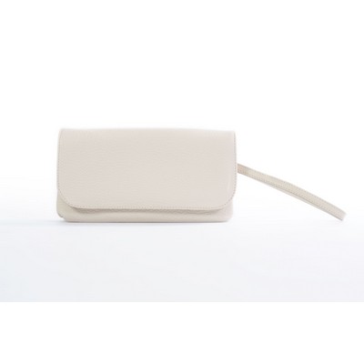 Italian Leather Small Wristlet- Roma - Borlino