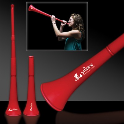 28" Red Collapsible Stadium Horn(Pad Print)