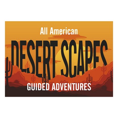 Rectangle Sticker | Square Corner | 3 1/2" x 5" | White Vinyl | Permanent Adh Back | Digital