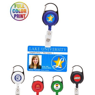 Carabiner Badge Holders-Full Color