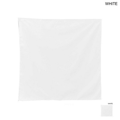 Square Bandana, (22"x22"), Blank, Stocked in 2 colors (#1 seller)
