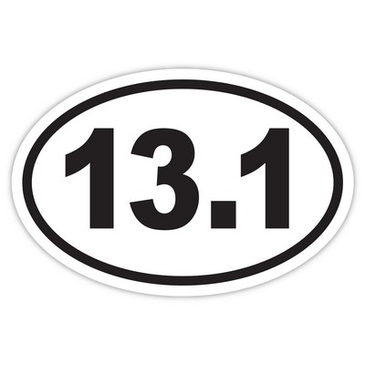 Oval Bumper Sticker (4" x 6")