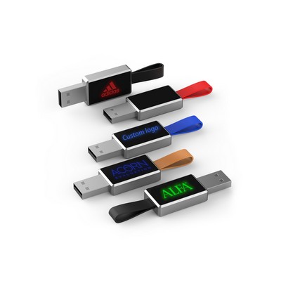 16GB Santa Fe LED USB Flash Drive