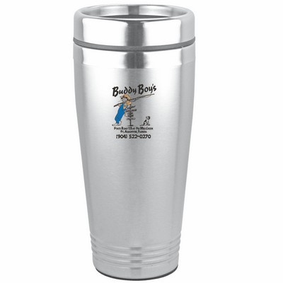 16 oz. Travel Stainless Steel Vacuum Insulated Coffee Mug w/ lid