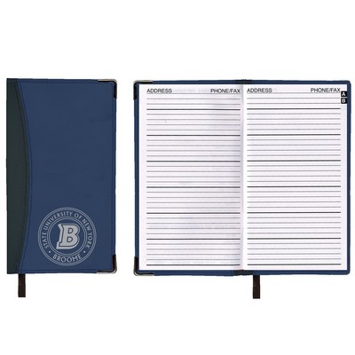 Address Book Ascot 2 Tone Vinyl Soft Cover Planner