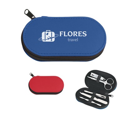 5-Piece Leather Look Manicure Set