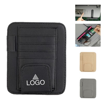 Car Sun Visor Organizer Sunglasses Holder