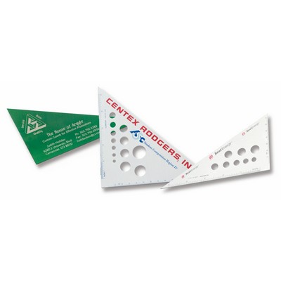 12" 45/90 Degree Aluminum Drafting Triangle