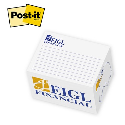Post-it® Notes Custom Printed Rectangle Full Cube Note Pad (3"x4"x2¾")