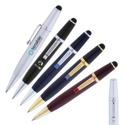 Duke Brass Twist-Action Ballpoint Stylus