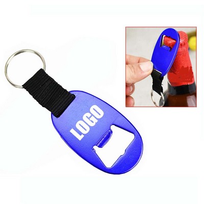 Keychain Bottle Opener With Strap