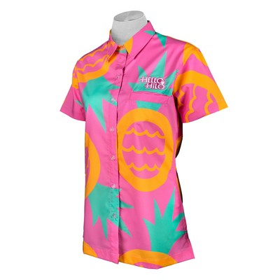 Men's or Ladies' Dye Sublimation Camp Shirt