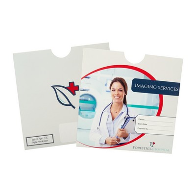 CD/DVD Digital Media Holder/Single Sleeve w/Thumb Cut