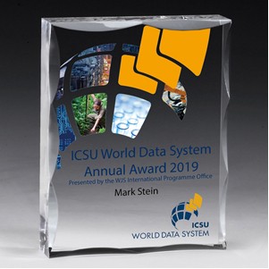 Scalloped Acrylic Paperweight Awards - 4" x 5" x 1" - 2244P (4Color Process)