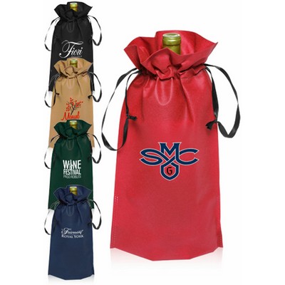 Non-Woven Vineyard Ribbon Drawstring Bags