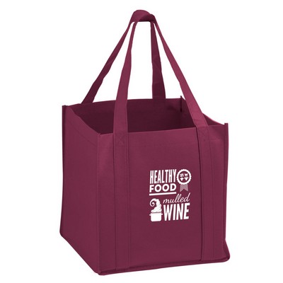 The Cube Non-Woven Tote Bag w/ Insert (10"x10"x10")