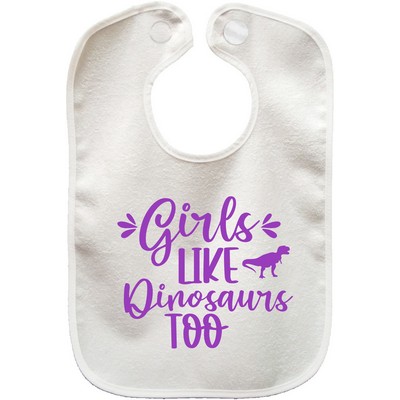 Toddler Bib w/Hook & Loop Closure (Extra Large)