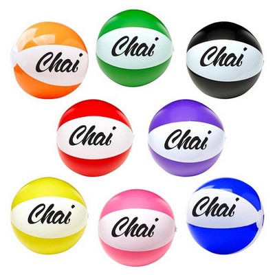 Inflatable Two-Tone Beach Ball