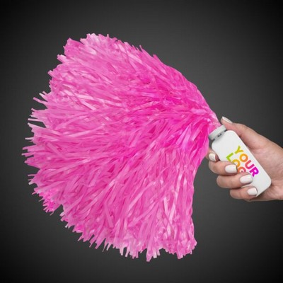 16" Pink Plastic Pom Pom