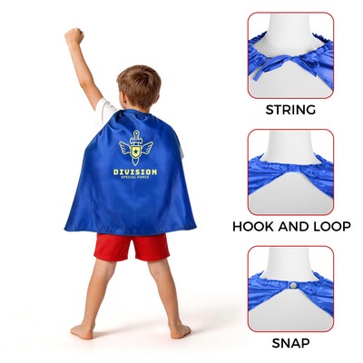 Kids Satin Superhero Cape