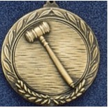 2.5" Stock Cast Medallion (Gavel)