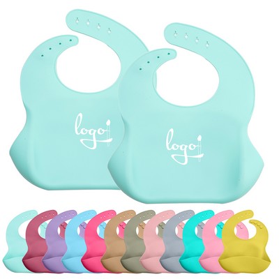 Adjustable Silicone Bibs for Babies