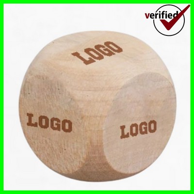 Decision Game Wooden Dice