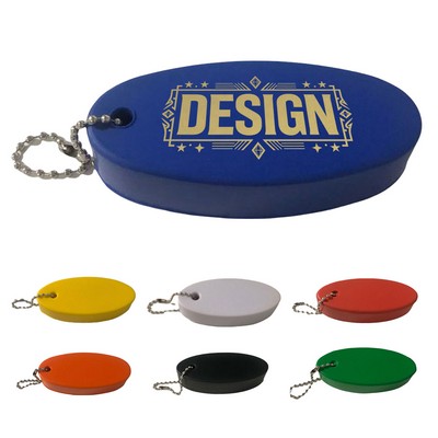 Oval Floating Keychain