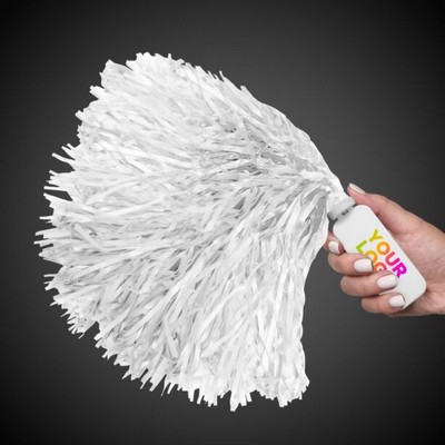 16" White Plastic Pom Pom