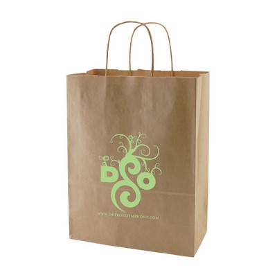 Natural Kraft Shopping Bag (10"x5"x13")