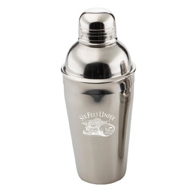Three-Piece Stainless Steel Shaker - 16 oz.