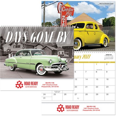 Days Gone By Wall Calendar Spiral