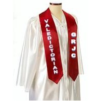 Custom 60" Graduation Sash - Red
