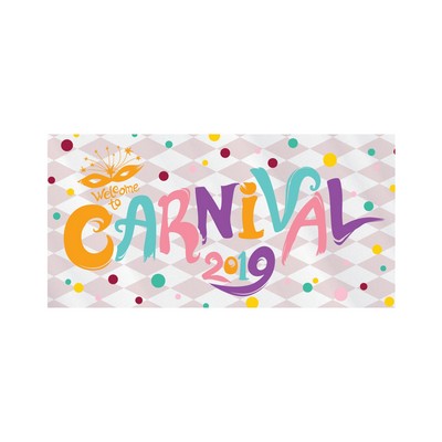 Rectangle Sticker | Square Corner | 2" x 4" | Clear Poly | Ultra Removable Adh Back | Digital