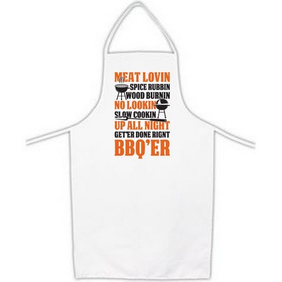 White Butcher's Apron