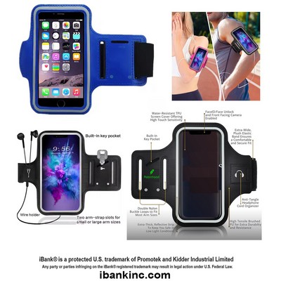 iBank ® Running Sport Armband compatible with iPhone 17/16/15/14 Pro Max Air