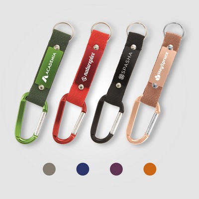 Strap Happy Carabiner Keychain - Laser