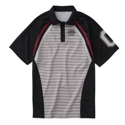 Lightweight Allover Print Polo