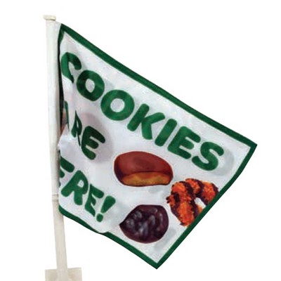 Car Flag 12" x 16" 1 Ply Digital Full Color