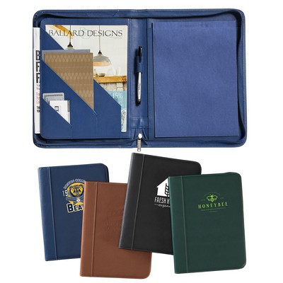 Madison Zippered Padfolio (4 Colors)
