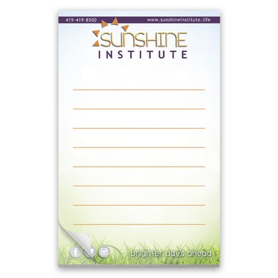 Paper Note Pad 3 1/2 x 5 1/2, 50 pages 4CP