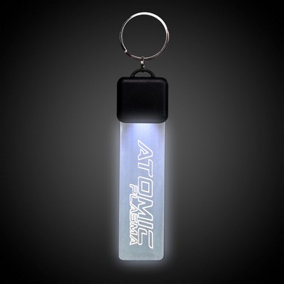 Laser Engraved White LED Key Chain