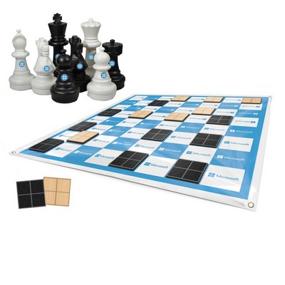 Combo Chess and Checkers Set