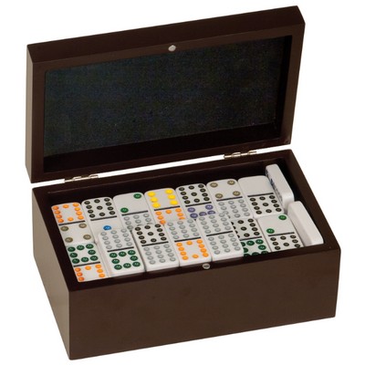 Dominos Gift Set with Engraved Plate